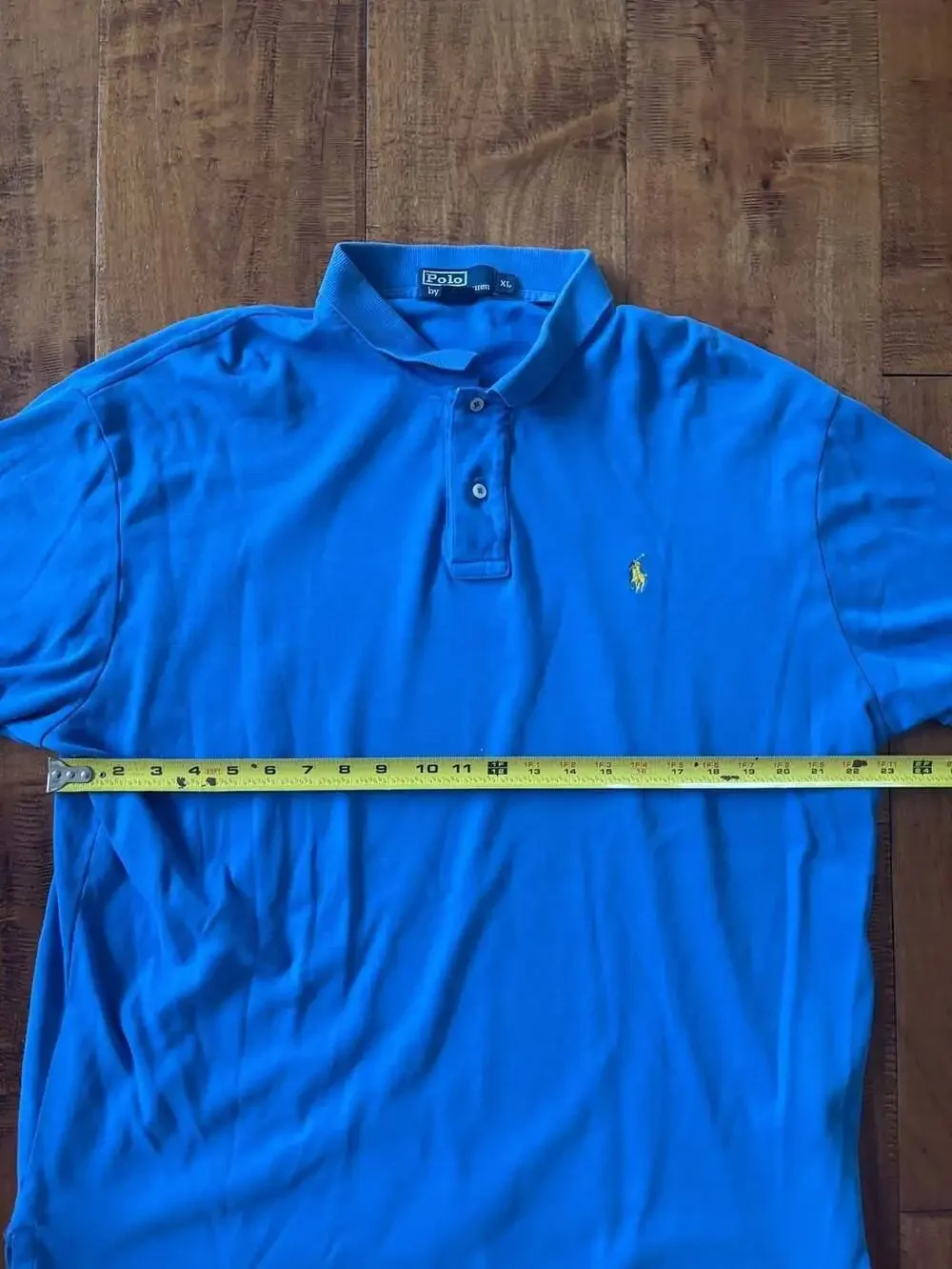 Polo Ralph Lauren Men's Blue Short Sleeve Cotton Polo Shirt Size XL
